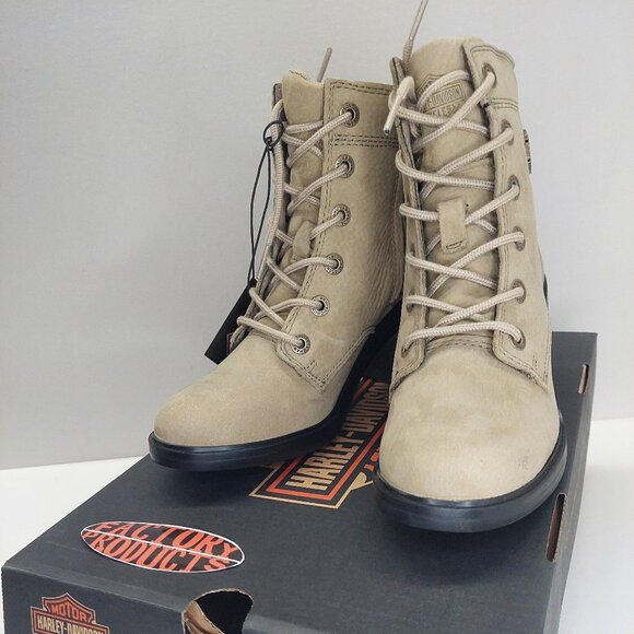 GENUINE HARLEY DAVIDSON Women's Corby Brown 4.5Inch Fashion Boots D15001 - Picture 1 of 5
